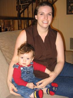 Our other friends Pam and Braven.  I hope Audrey turns out just as cute.  Can you tell which picture was taken with a flash?